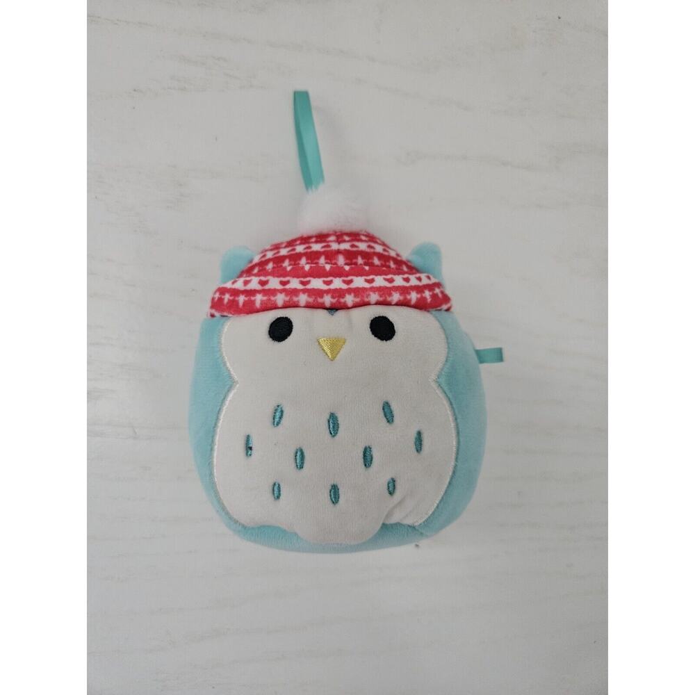 Squishmallows Winston Mini Holiday Plush Owl Stuffed‎ Animal Plush Toy